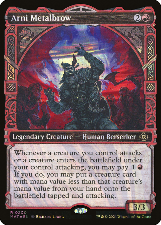 Arni Metalbrow (MAT-200) (Showcase) (Halo) (Foil)