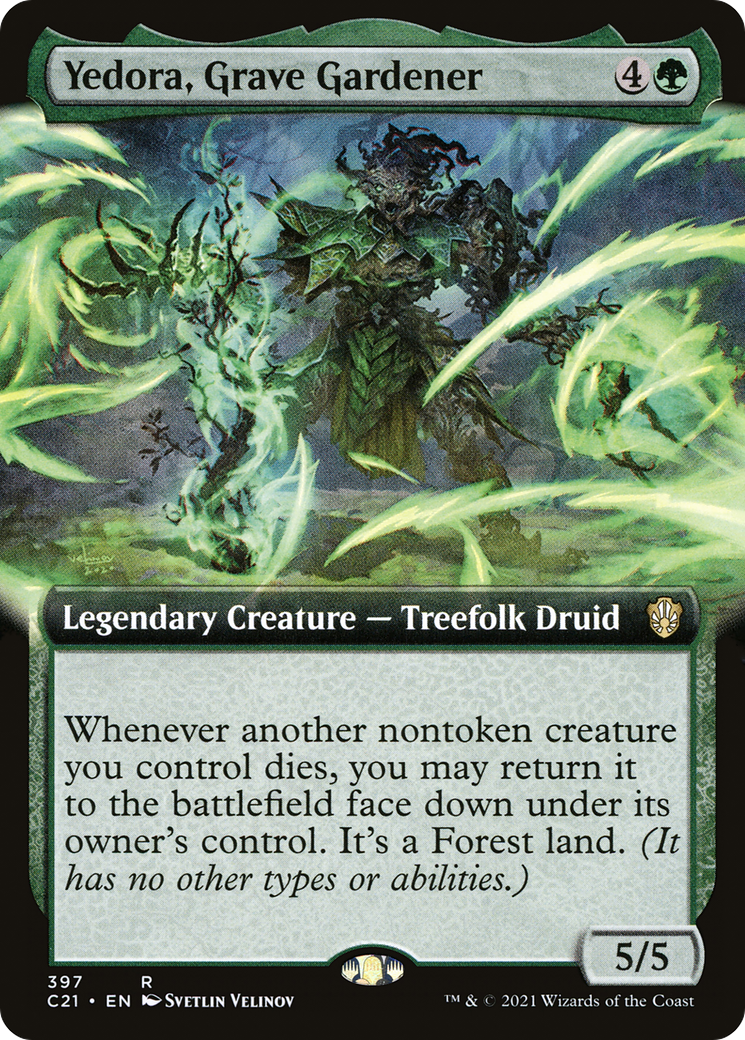 Yedora, Grave Gardener (C21-397) (Extended Art)