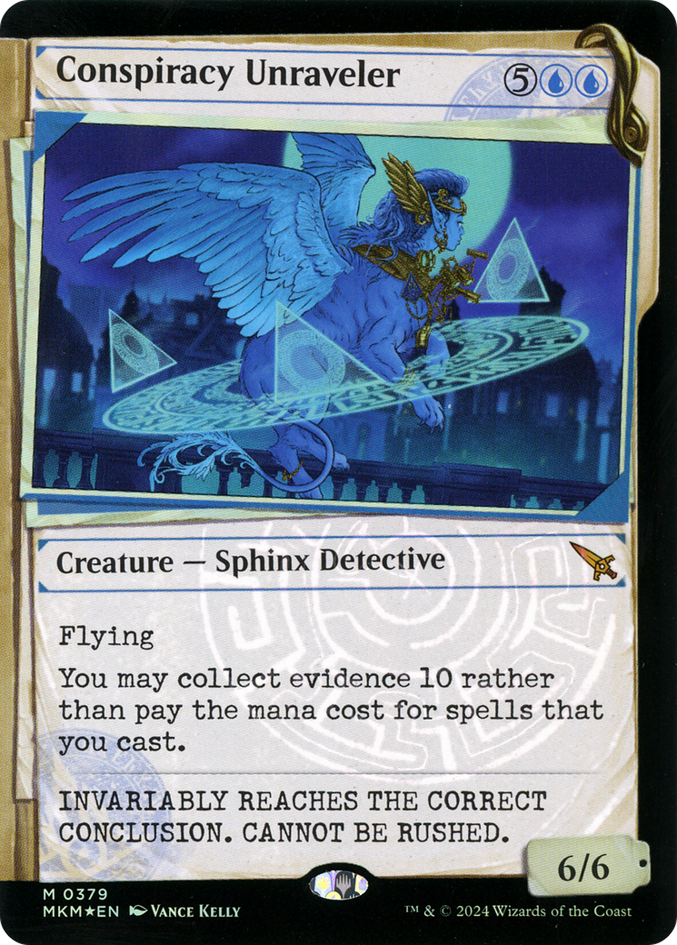 Conspiracy Unraveler (MKM-379) (Showcase) (Invisible Ink) (Foil)