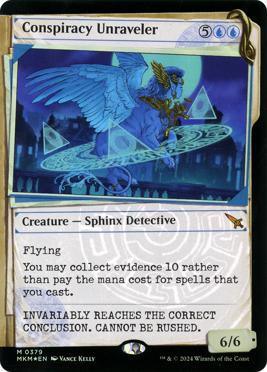 Conspiracy Unraveler (MKM-379) (Showcase) (Invisible Ink) (Foil)