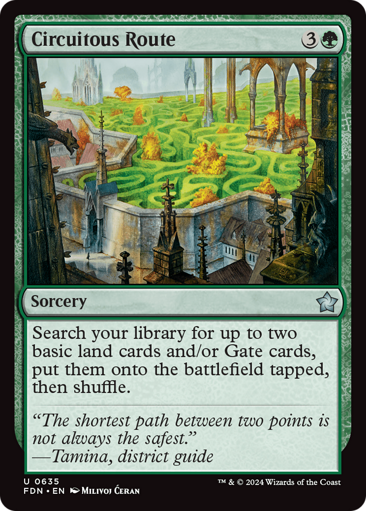 Circuitous Route (FDN-635)