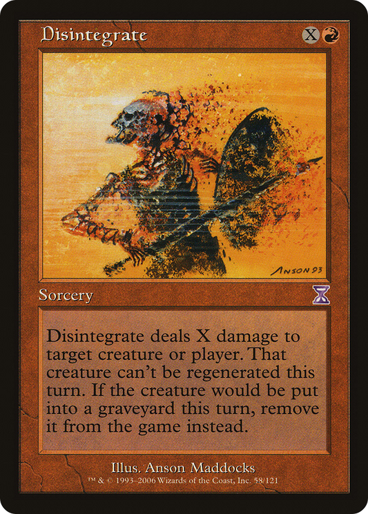 Disintegrate (TSB-058) (Foil)
