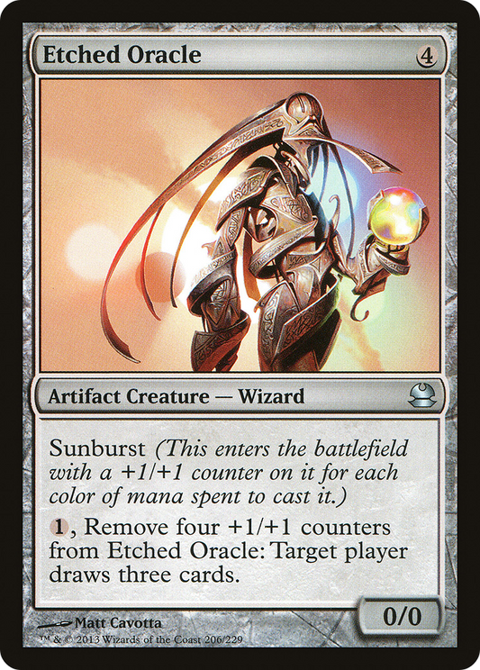 Etched Oracle (MMA-206) (Foil)