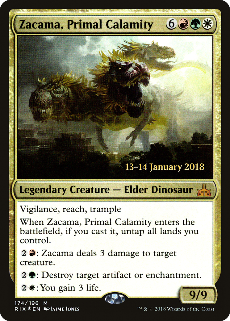 Zacama, Primal Calamity (PRE-174S) (Foil)