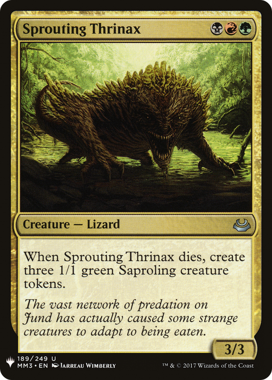 Sprouting Thrinax (LIST-MM3-189)
