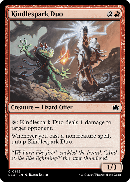 Kindlespark Duo (BLB-142) (Foil)