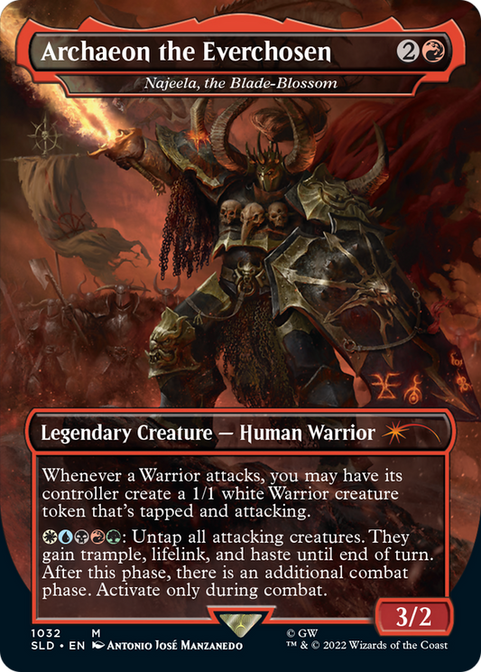 Archaeon the Everchosen / Najeela, the Blade-Blossom (SLD-1032) (Borderless)