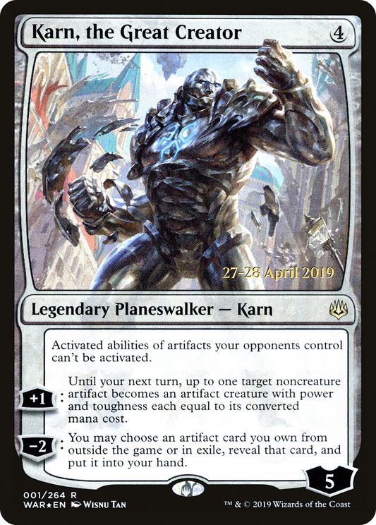 Karn, the Great Creator (PRE-01S) (Foil)