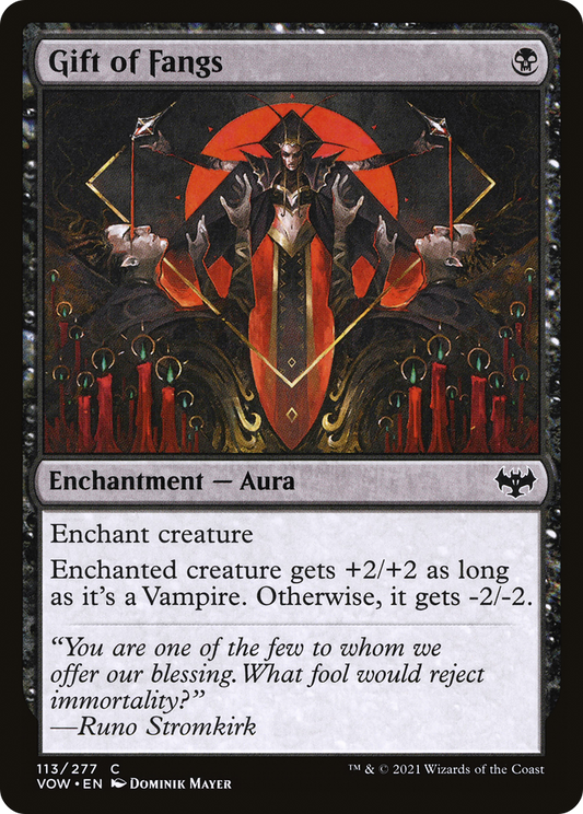 Gift of Fangs (VOW-113) (Foil)