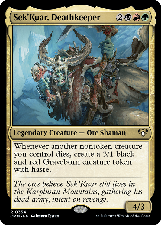 Sek'Kuar, Deathkeeper (CMM-354) (Foil)