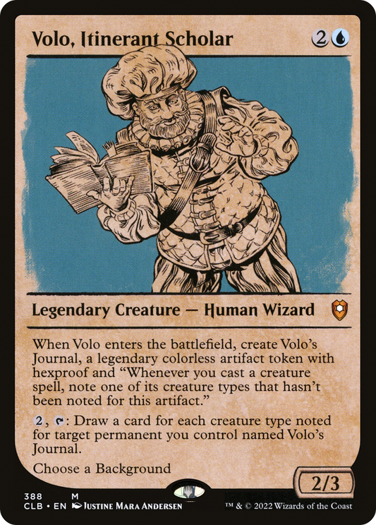 Volo, Itinerant Scholar (CLB-388) (Showcase)
