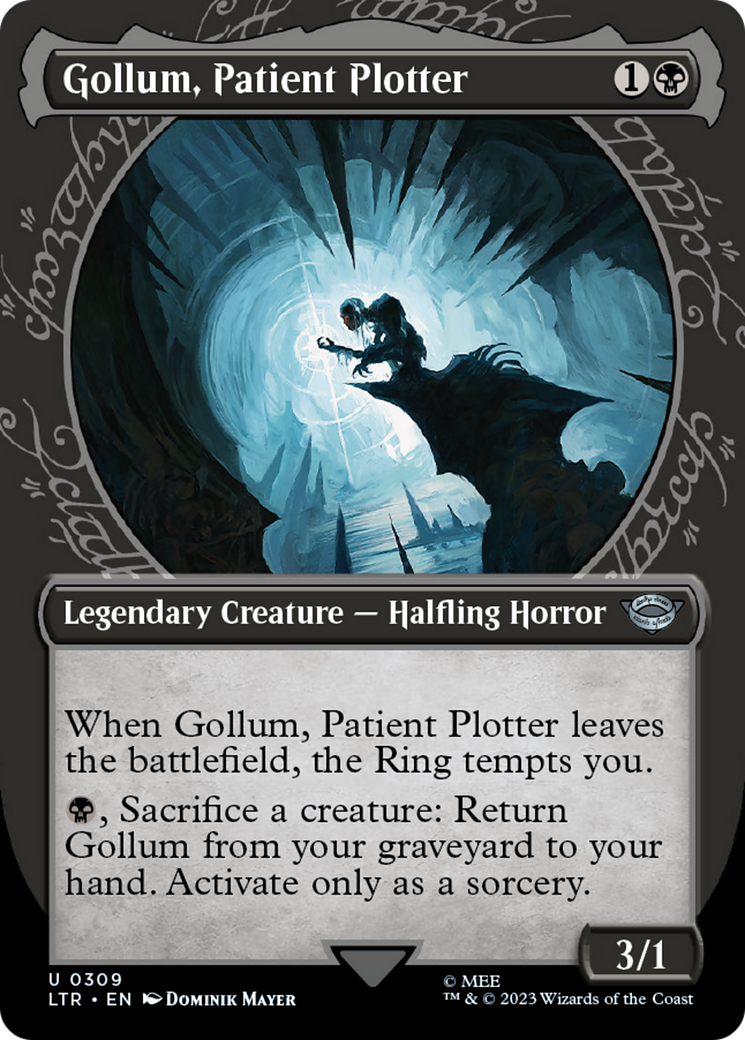 Gollum, Patient Plotter (LTR-309) (Showcase) (Borderless) (Foil)