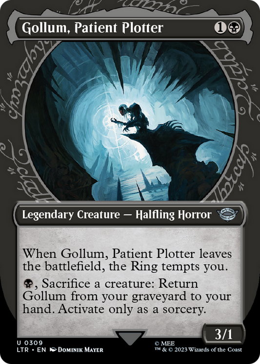 Gollum, Patient Plotter (LTR-309) (Showcase) (Borderless) (Foil)