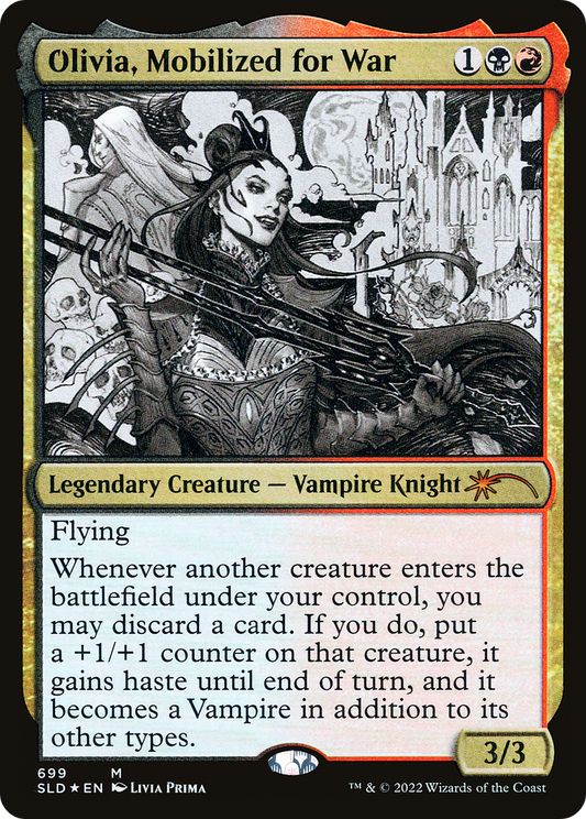 Olivia, Mobilized for War (SLD-699) (Foil)