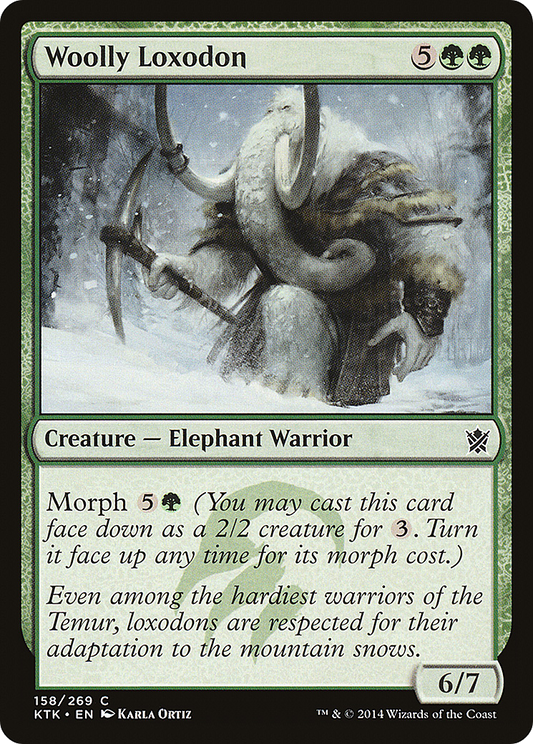 Woolly Loxodon (KTK-158) (Foil)
