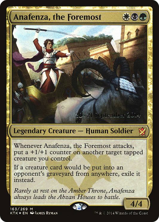Anafenza, the Foremost (PRE-163S) (Foil)
