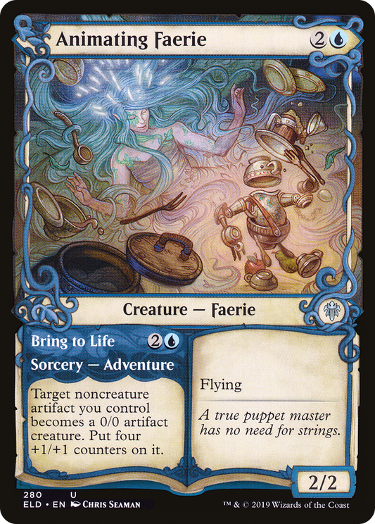 Animating Faerie // Bring to Life (ELD-280) (Showcase) (Foil)