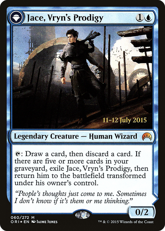 Jace, Vryn's Prodigy // Jace, Telepath Unbound (PRE-60S) (Foil)