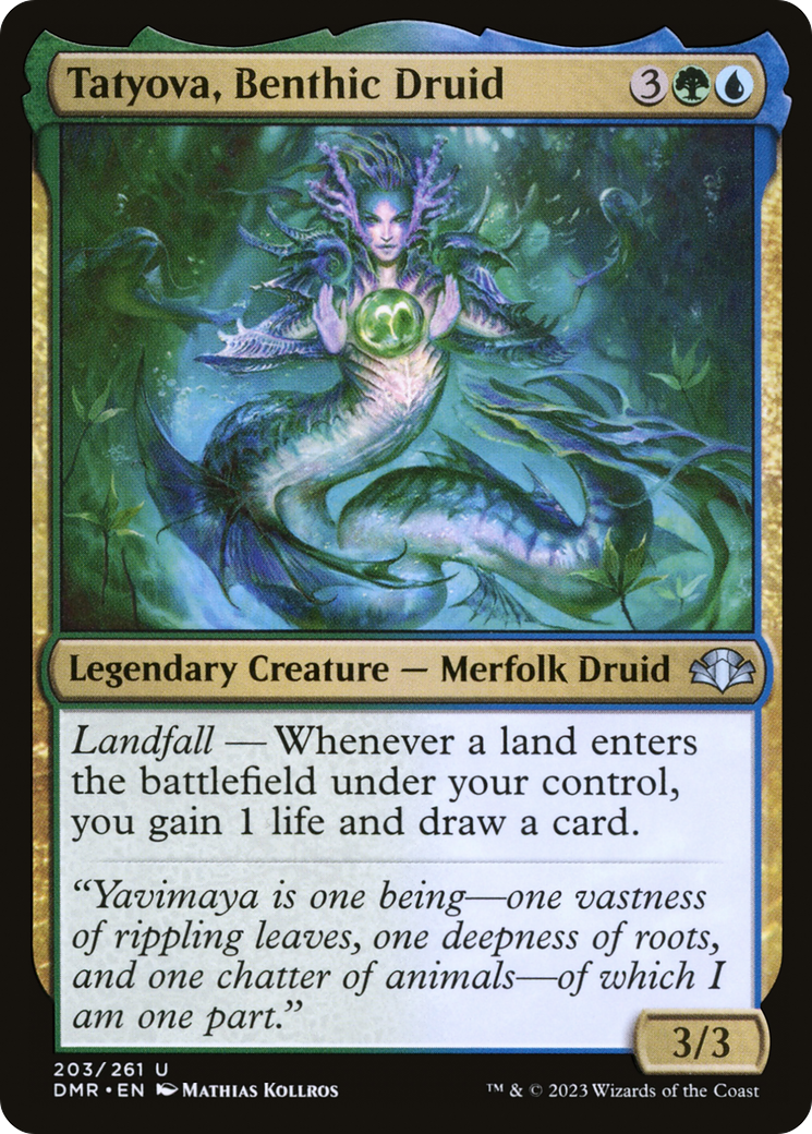 Tatyova, Benthic Druid (DMR-203) (Foil)