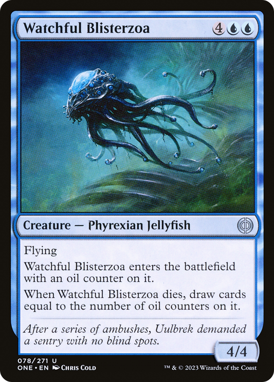 Watchful Blisterzoa (ONE-078) (Foil)