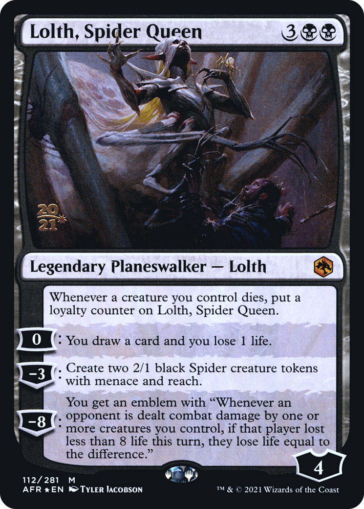 Lolth, Spider Queen (PRE-112S) (Foil)