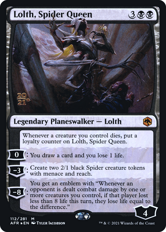 Lolth, Spider Queen (PRE-112S) (Foil)