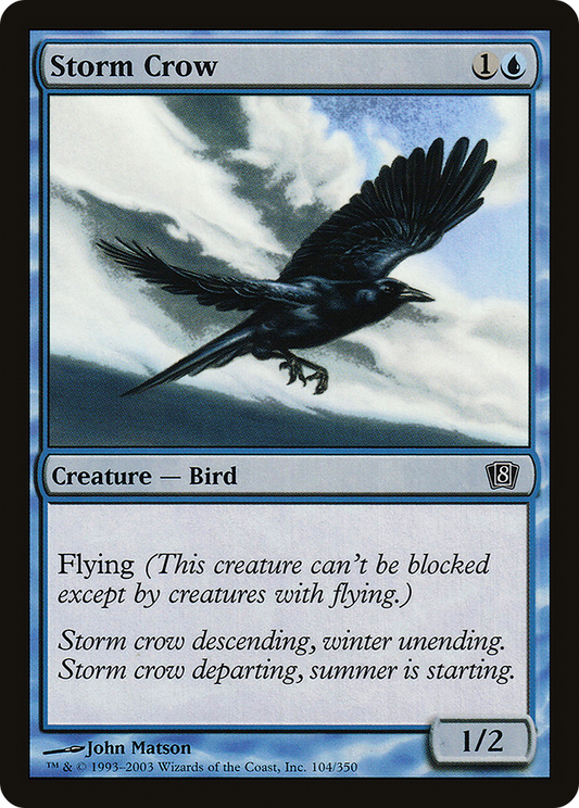Storm Crow (8ED-104★) (Foil)