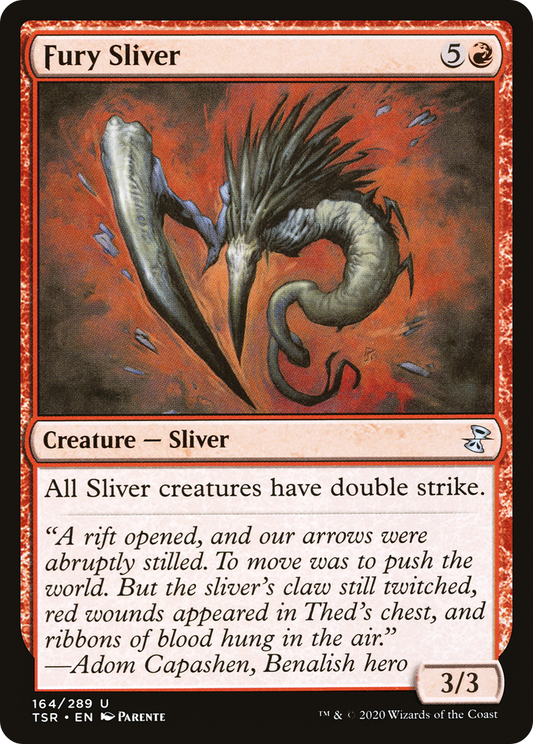 Fury Sliver (TSR-164) (Foil)