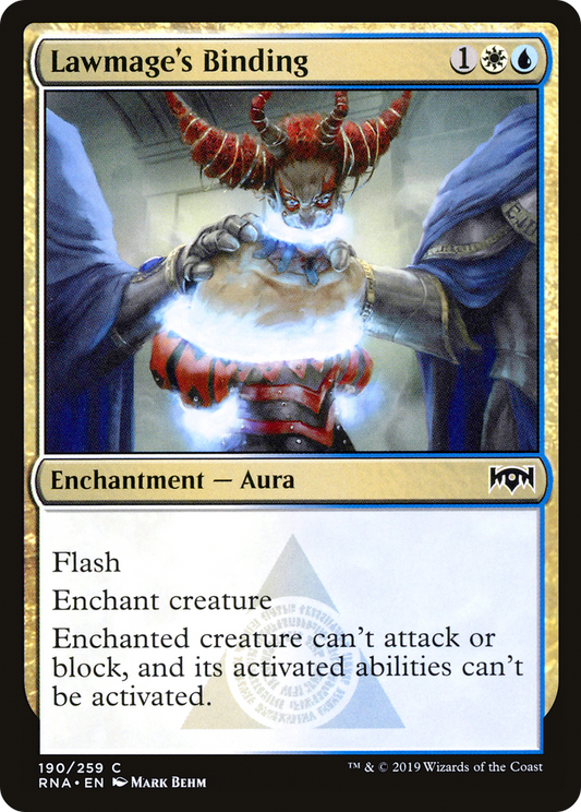 Lawmage's Binding (RNA-190) (Foil)