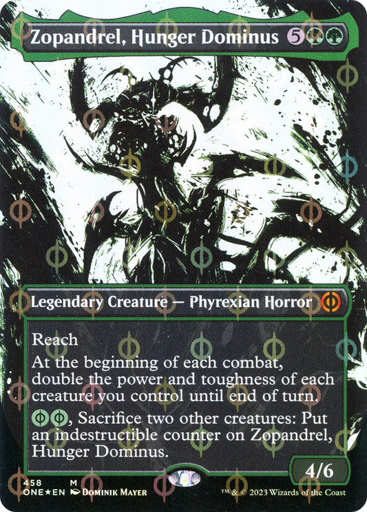 Zopandrel, Hunger Dominus (ONE-458) (Showcase) (Borderless) (Compleat Foil)