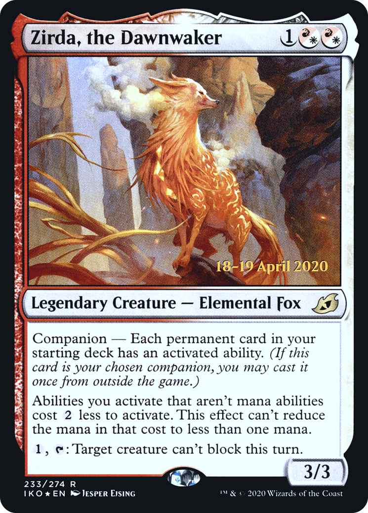 Zirda, the Dawnwaker (PRE-233S) (Foil)