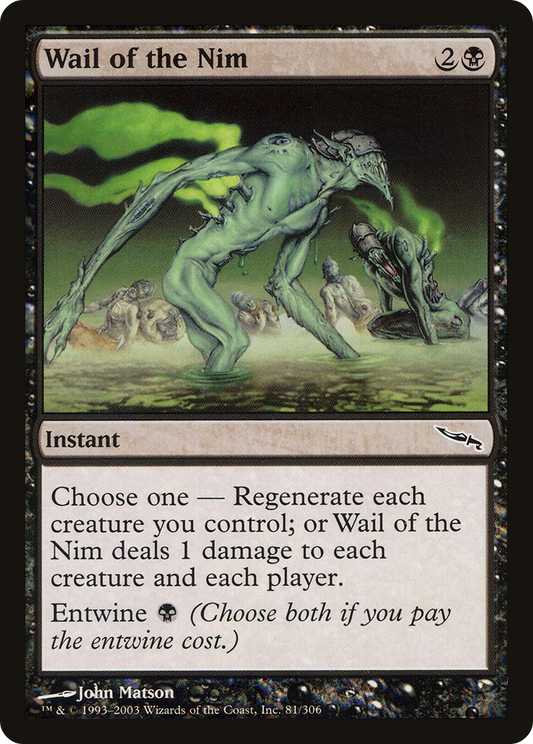 Wail of the Nim (MRD-081) (Foil)