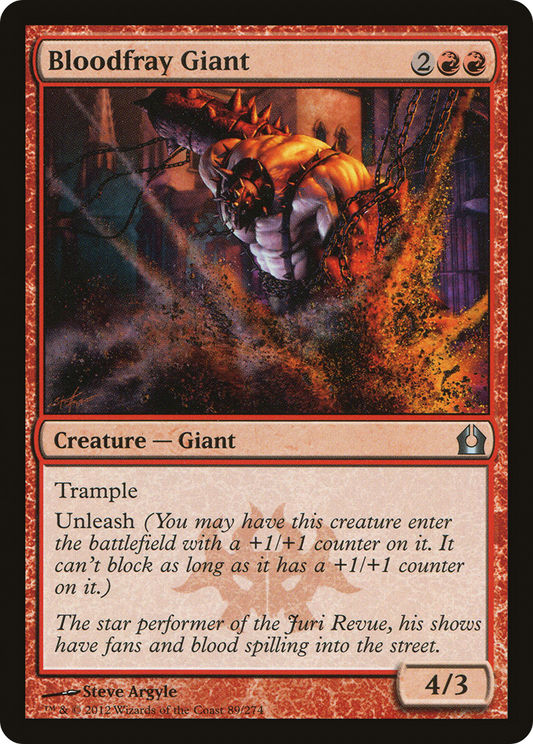 Bloodfray Giant (RTR-089) (Foil)