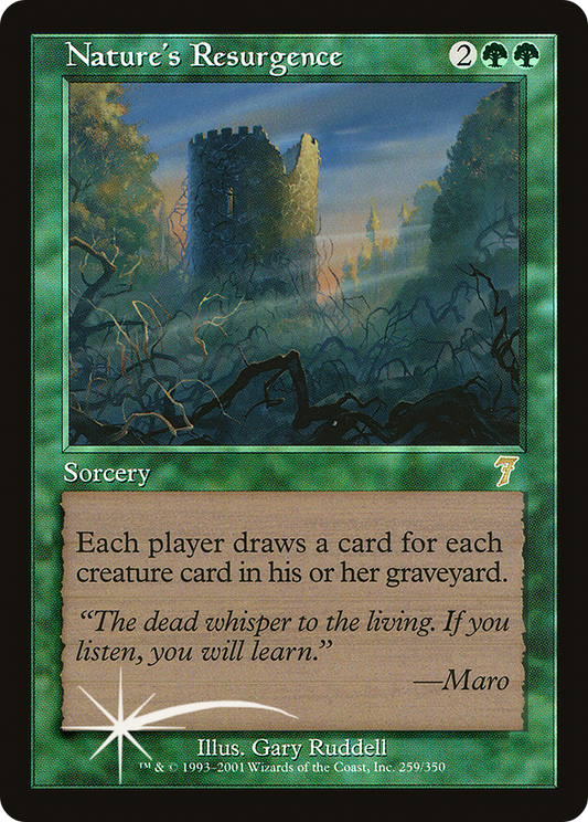 Nature's Resurgence (7ED-259★) (Foil)