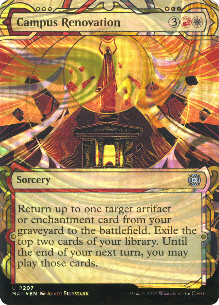 Campus Renovation (MAT-207) (Showcase) (Halo) (Foil)