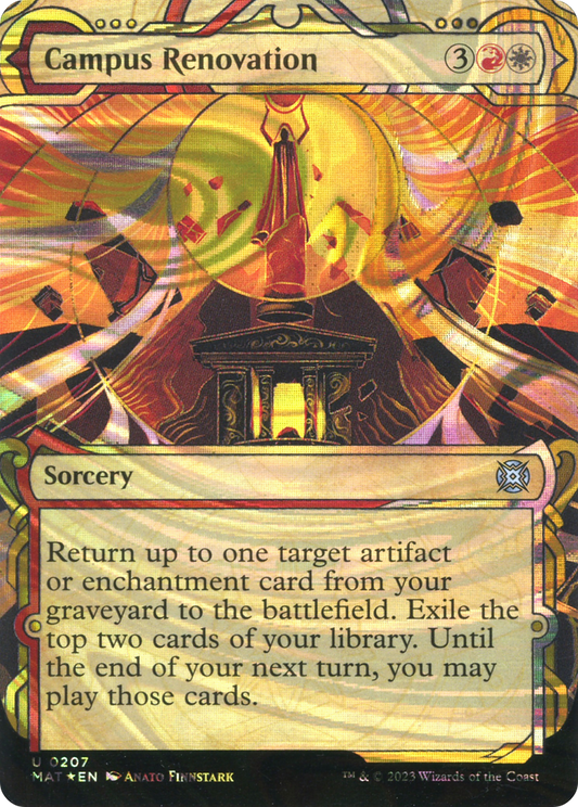 Campus Renovation (MAT-207) (Showcase) (Halo) (Foil)