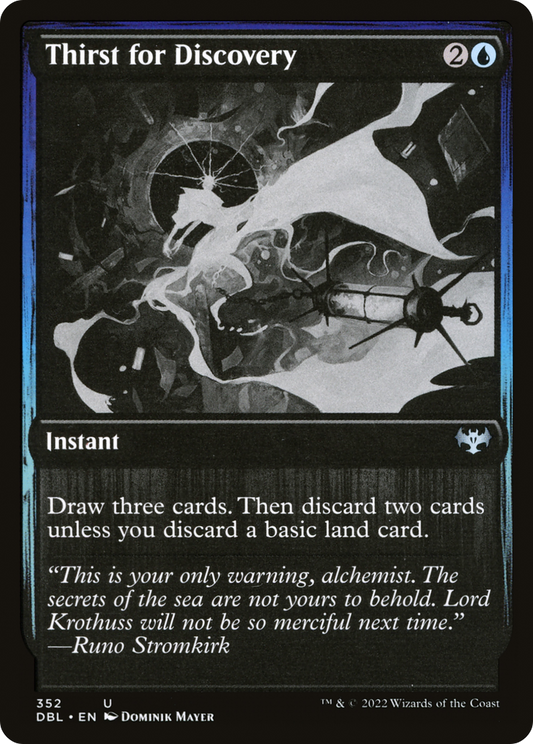 Thirst for Discovery (DBL-352) (Foil)
