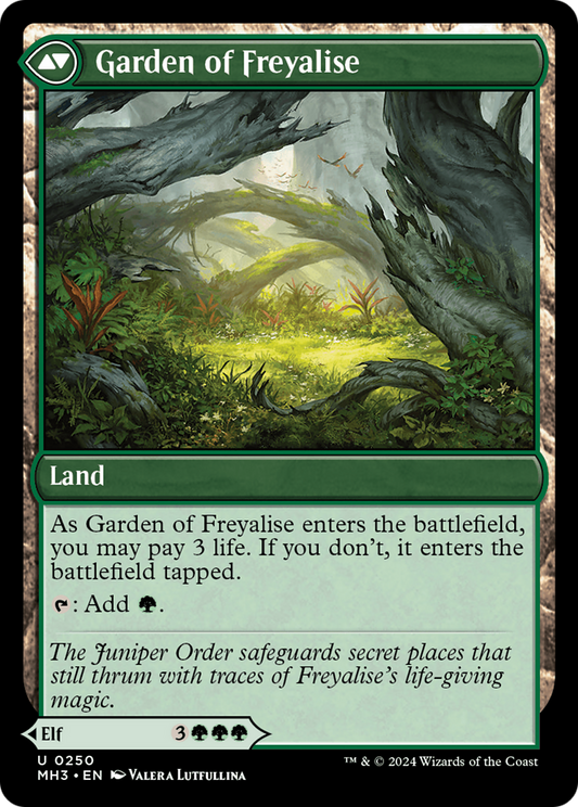 Disciple of Freyalise // Garden of Freyalise (MH3-250) (Foil)