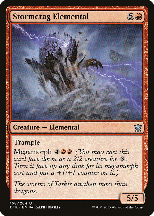 Stormcrag Elemental (DTK-158)