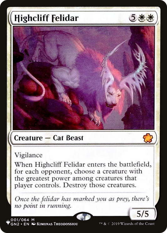 Highcliff Felidar (LIST-GN2-1)