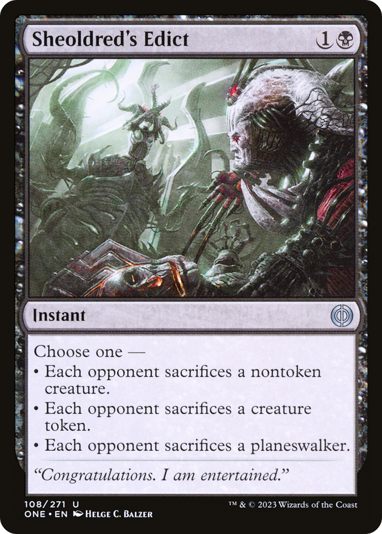 Sheoldred's Edict (ONE-108)