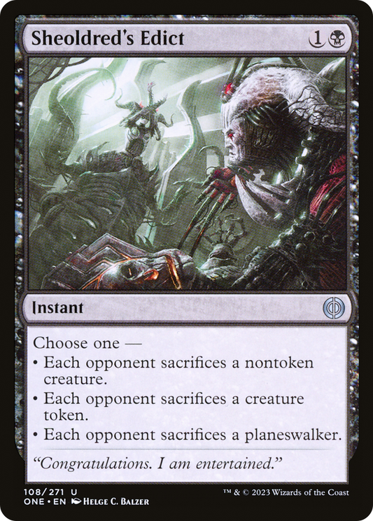 Sheoldred's Edict (ONE-108)