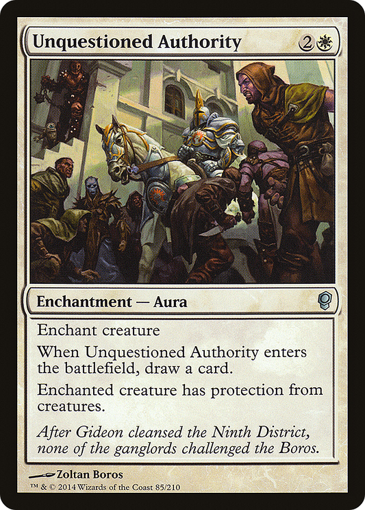 Unquestioned Authority (CNS-085) (Foil)