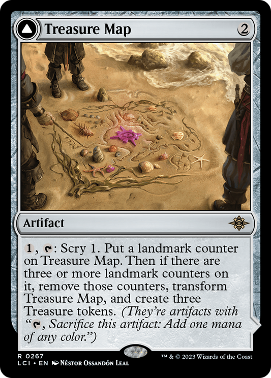 Treasure Map // Treasure Cove (LCI-267) (Foil)