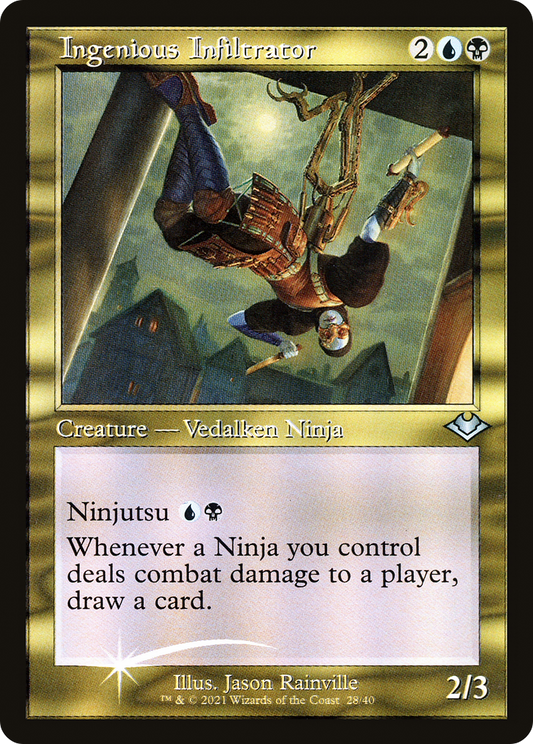 Ingenious Infiltrator (MH1-028) (Etched Foil)