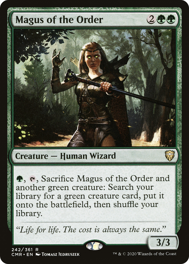 Magus of the Order (CMR-242) (Foil)