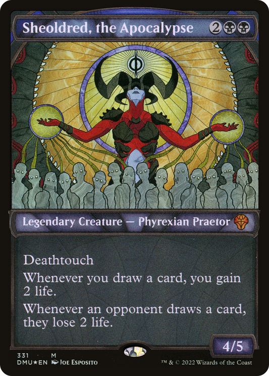 Sheoldred, the Apocalypse (DMU-331) (Showcase) (Textured Foil)