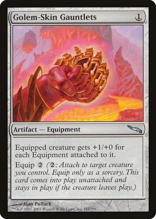 Golem-Skin Gauntlets (MRD-181) (Foil)