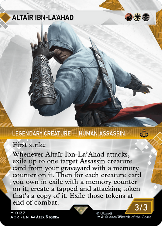 Altaïr Ibn-La'Ahad (ACR-137) (Showcase) (Borderless) (Foil)