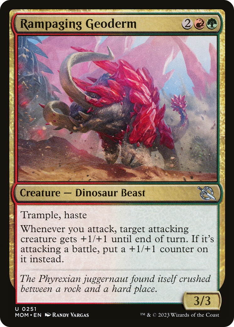 Rampaging Geoderm (MOM-251) (Foil)